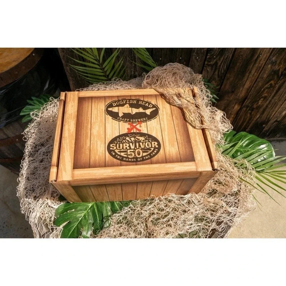 Dogfish Head x Survivor‎ 50 Coconut Etiquette Kit Limited Edition (EMPTY CANS)